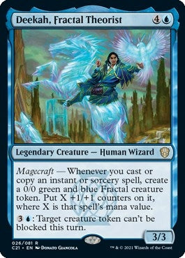 Image for Deekah, Fractal Theorist (26) (Commander 2021) (C21) - Magic: The Gathering