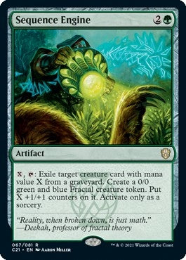 Image for Sequence Engine (67) (Commander 2021) (C21) - Magic: The Gathering