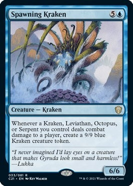 Image for Spawning Kraken (33) (Commander 2021) - Magic: The Gathering