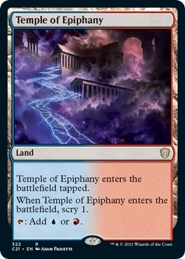 Image for Temple of Epiphany (322) (Commander 2021) (C21) - Magic: The Gathering