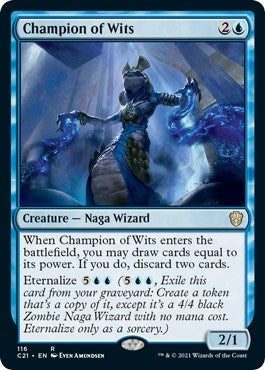 Image for Champion of Wits (116) (Commander 2021) (C21) - Magic: The Gathering
