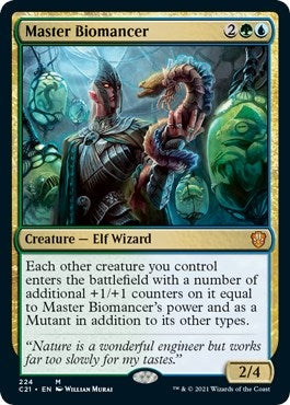 Image for Master Biomancer (224) (Commander 2021) (C21) - Magic: The Gathering