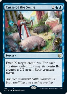 Image for Curse of the Swine (118) (Commander 2021) (C21) - Magic: The Gathering