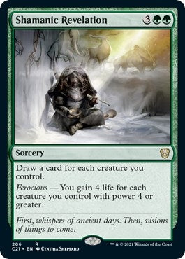 Image for Shamanic Revelation (206) (Commander 2021) (C21) - Magic: The Gathering
