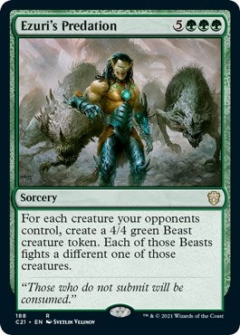 Image for Ezuri's Predation (188) (Commander 2021) (C21) - Magic: The Gathering