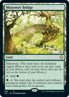 Image for Mosswort Bridge (303) (Commander 2021) (C21) - Magic: The Gathering
