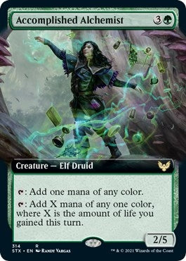 Image for Accomplished Alchemist (Extended Art) (314) (Strixhaven: School of Mages) (STX) - Magic: The Gathering