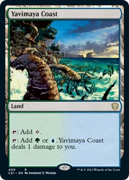 Image for Yavimaya Coast (409) (Commander 2021) (C21) - Magic: The Gathering