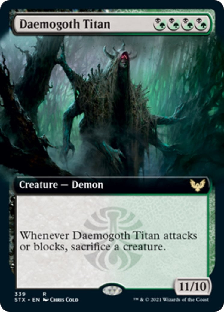 Image for Daemogoth Titan (Extended Art) (339) (Strixhaven: School of Mages) (STX) - Magic: The Gathering