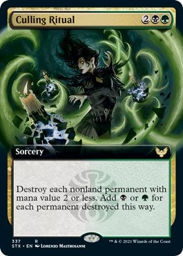 Image for Culling Ritual (Extended Art) (337) (Strixhaven: School of Mages) (STX) - Magic: The Gathering
