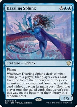 Image for Dazzling Sphinx (25) (Commander 2021) (C21) - Magic: The Gathering