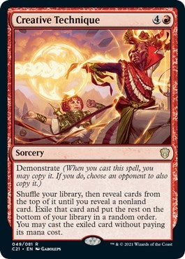 Image for Creative Technique (49) (Commander 2021) (C21) - Magic: The Gathering