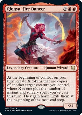 Image for Rionya, Fire Dancer (55) (Commander 2021) (C21) - Magic: The Gathering