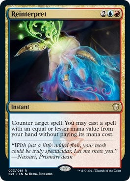 Image for Reinterpret (73) (Commander 2021) (C21) - Magic: The Gathering