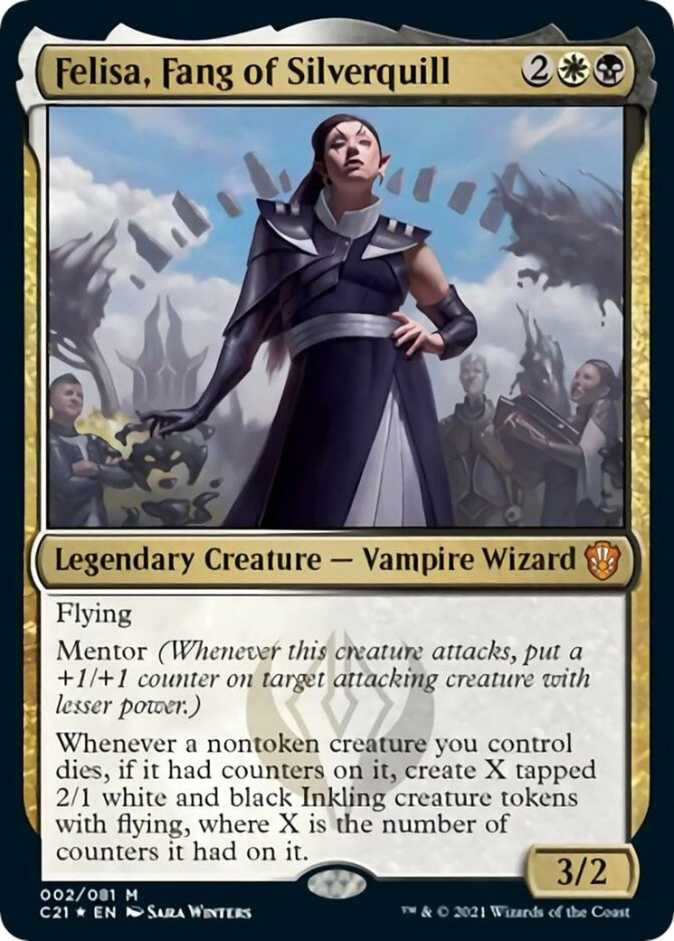 Image for Felisa, Fang of Silverquill (2) (Commander 2021) (C21) - Magic: The Gathering