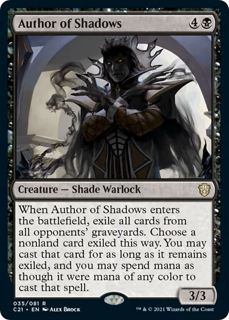 Image for Author of Shadows (35) (Commander 2021) (C21) - Magic: The Gathering