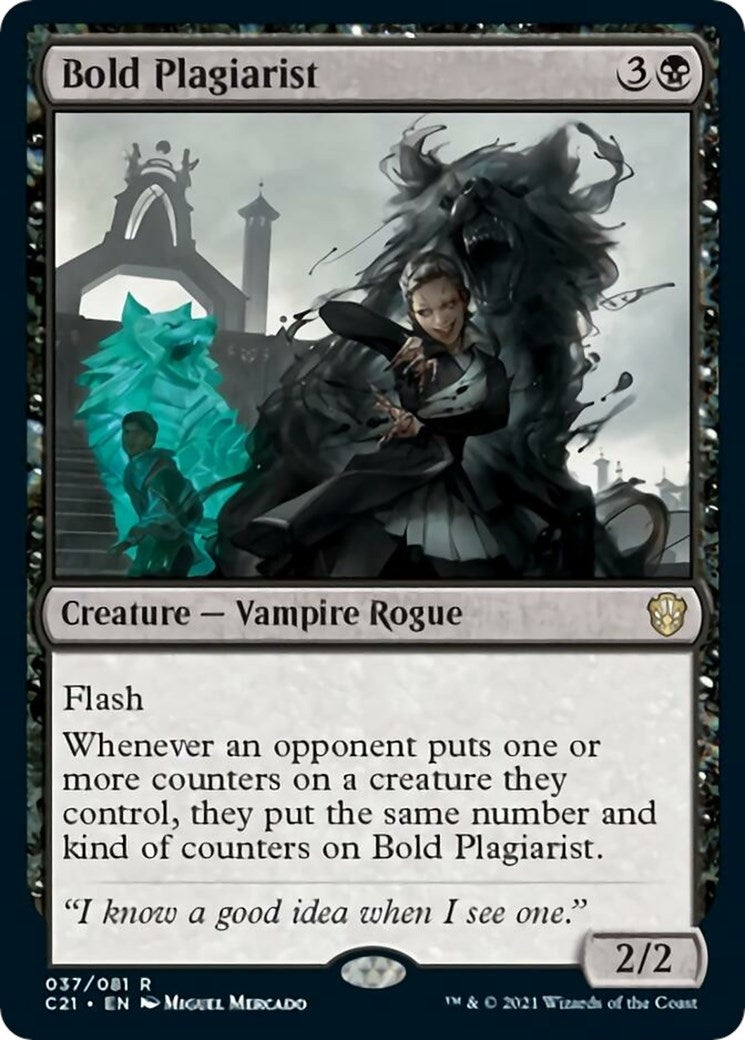 Image for Bold Plagiarist (37) (Commander 2021) (C21) - Magic: The Gathering