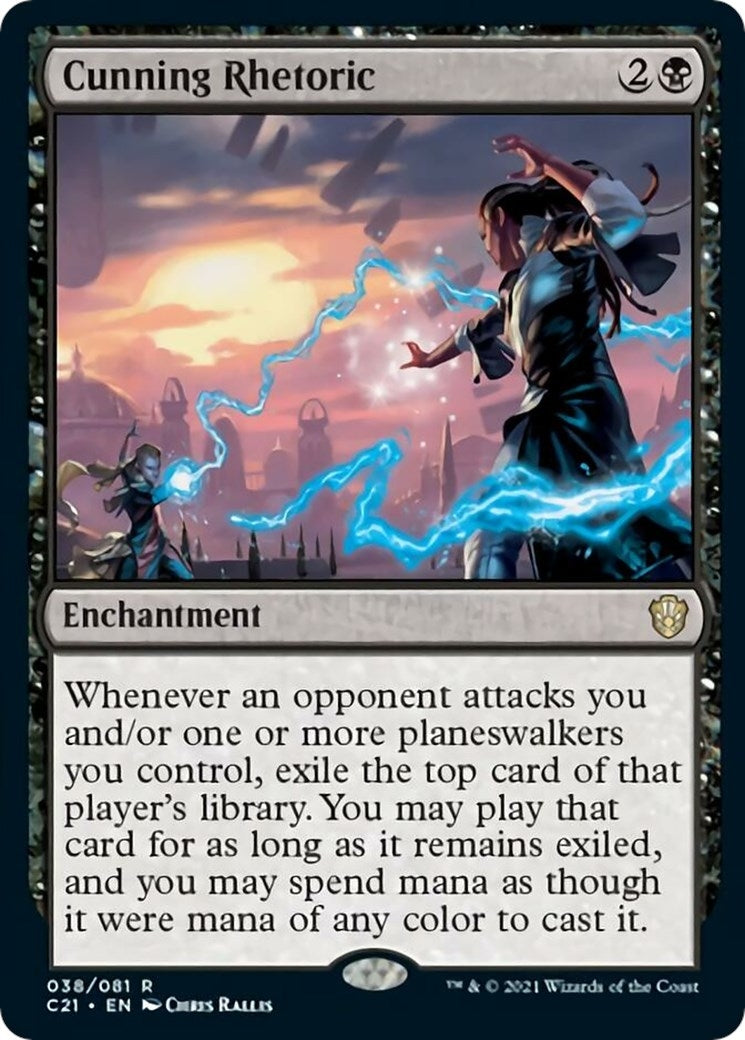 Image for Cunning Rhetoric (38) (Commander 2021) (C21) - Magic: The Gathering