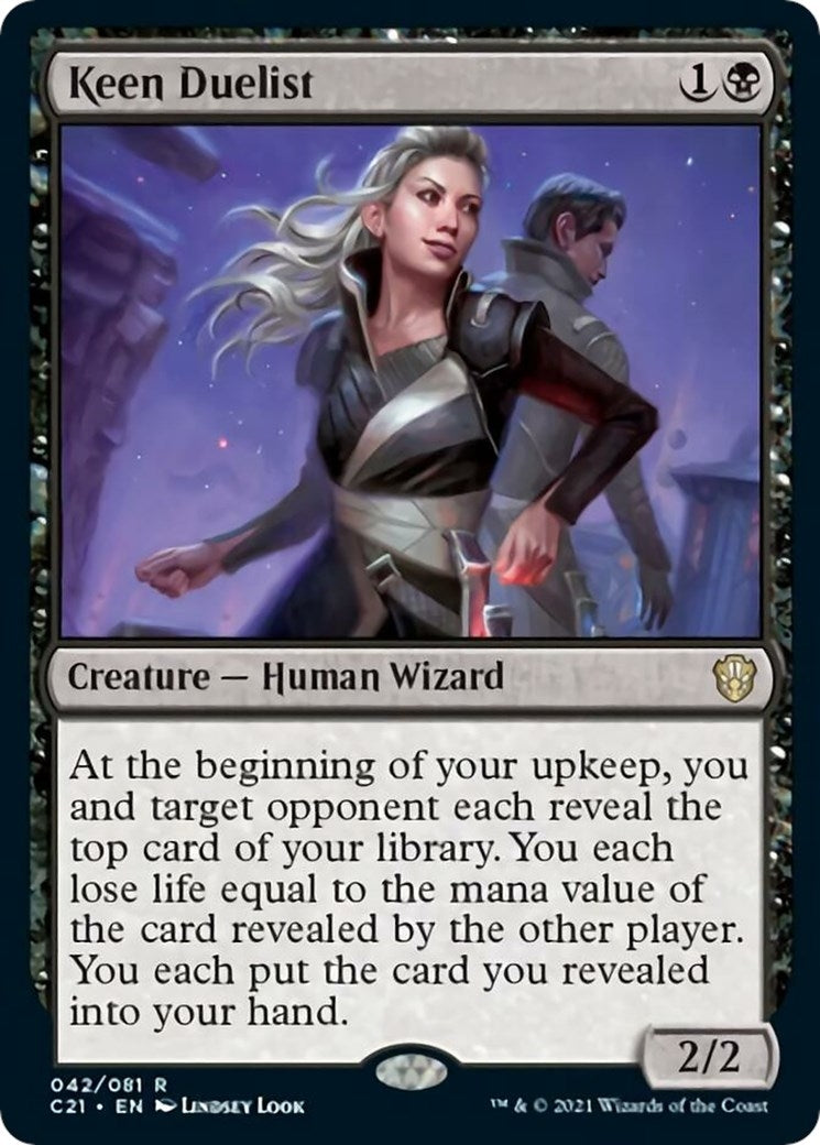 Image for Keen Duelist (42) (Commander 2021) (C21) - Magic: The Gathering