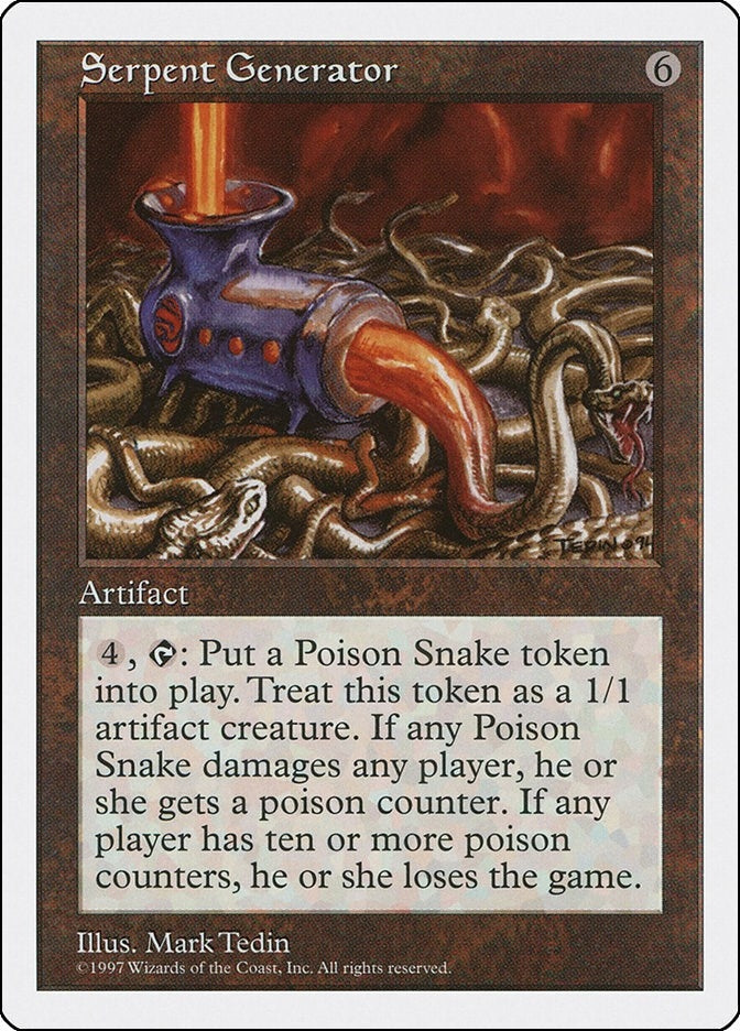 Image for Serpent Generator (Fifth Edition) (5ED) - Magic: The Gathering