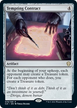 Image for Tempting Contract (78) (Commander 2021) (C21) - Magic: The Gathering