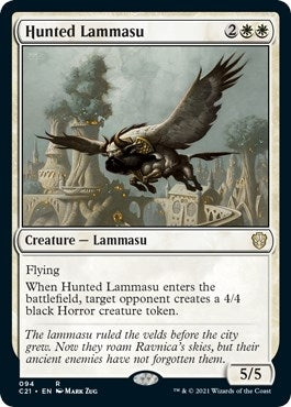 Image for Hunted Lammasu (94) (Commander 2021) (C21) - Magic: The Gathering