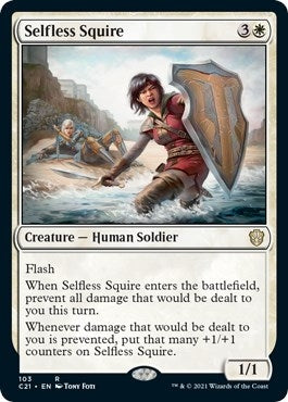 Image for Selfless Squire (103) (Commander 2021) (C21) - Magic: The Gathering