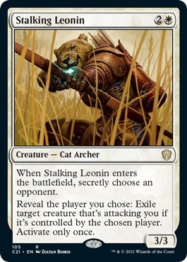 Image for Stalking Leonin (105) (Commander 2021) (C21) - Magic: The Gathering