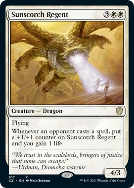 Image for Sunscorch Regent (107) (Commander 2021) (C21) - Magic: The Gathering
