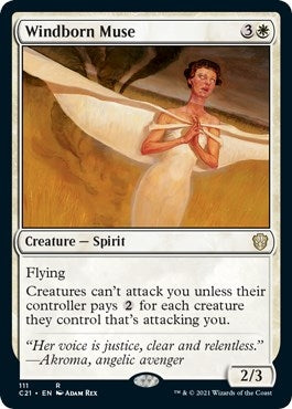 Image for Windborn Muse (111) (Commander 2021) (C21) - Magic: The Gathering