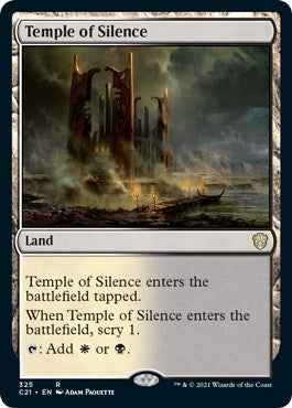 Image for Temple of Silence (325) (Commander 2021) (C21) - Magic: The Gathering