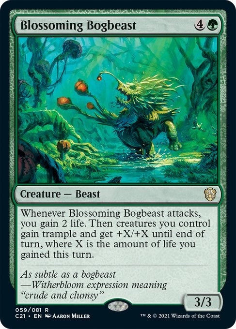 Image for Blossoming Bogbeast (59) (Commander 2021) (C21) - Magic: The Gathering