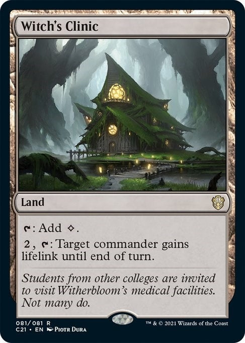 Image for Witch's Clinic (81) (Commander 2021) (C21) - Magic: The Gathering