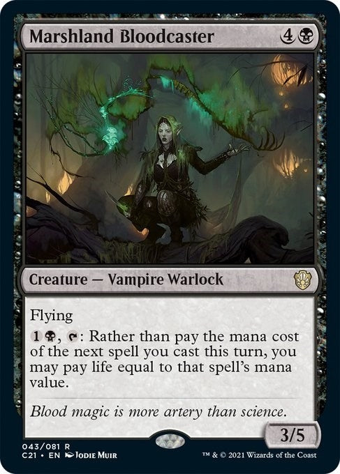 Image for Marshland Bloodcaster (43) (Commander 2021) (C21) - Magic: The Gathering