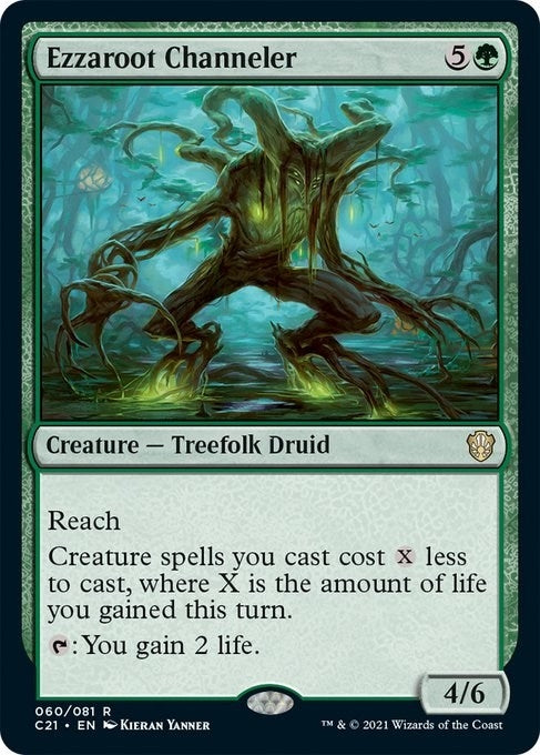 Image for Ezzaroot Channeler (60) (Commander 2021) (C21) - Magic: The Gathering