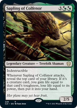 Image for Sapling of Colfenor (228) (Commander 2021) (C21) - Magic: The Gathering