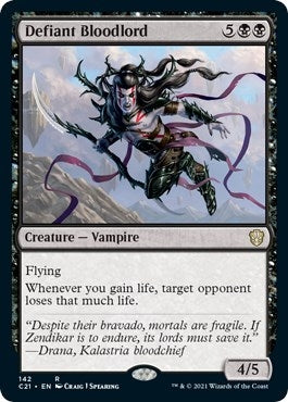 Image for Defiant Bloodlord (142) (Commander 2021) (C21) - Magic: The Gathering