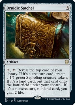 Image for Druidic Satchel (241) (Commander 2021) (C21) - Magic: The Gathering