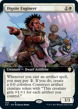 Image for Digsite Engineer (Extended Art) (342) (Commander 2021) (C21) - Magic: The Gathering