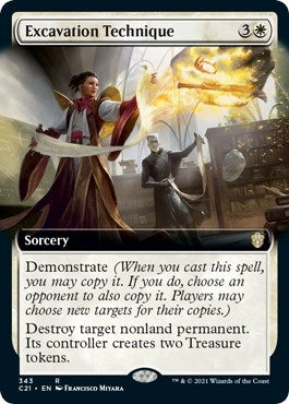 Image for Excavation Technique (Extended Art) (343) (Commander 2021) (C21) - Magic: The Gathering