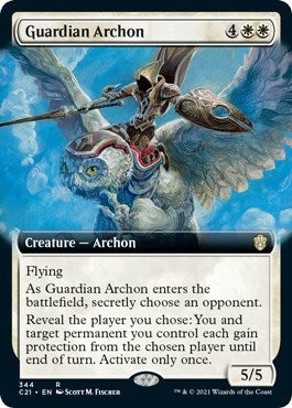 Image for Guardian Archon (Extended Art) (344) (Commander 2021) (C21) - Magic: The Gathering