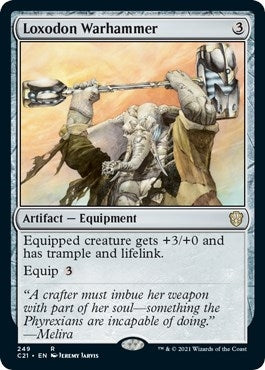 Image for Loxodon Warhammer (249) (Commander 2021) (C21) - Magic: The Gathering