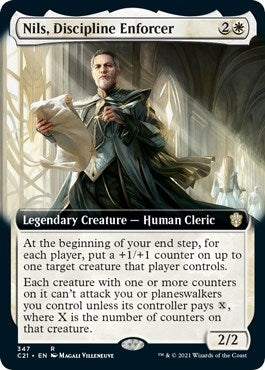 Image for Nils, Discipline Enforcer (Extended Art) (347) (Commander 2021) (C21) - Magic: The Gathering