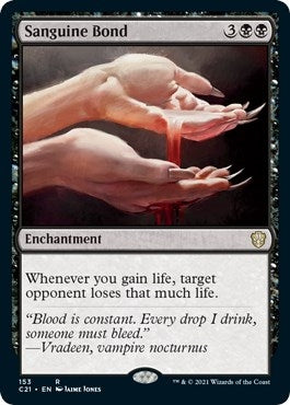 Image for Sanguine Bond (153) (Commander 2021) (C21) - Magic: The Gathering