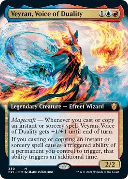 Image for Veyran, Voice of Duality (Extended Art) (330) (Commander 2021) (C21) - Magic: The Gathering