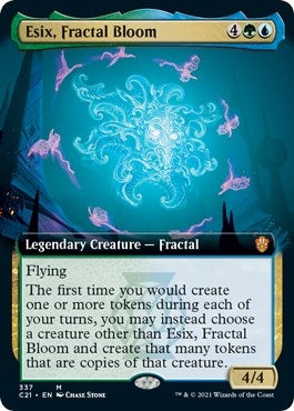 Image for Esix, Fractal Bloom (Extended Art) (337) (Commander 2021) (C21) - Magic: The Gathering