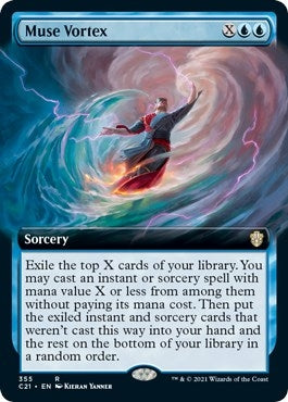 Image for Muse Vortex (Extended Art) (355) (Commander 2021) (C21) - Magic: The Gathering
