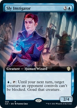 Image for Sly Instigator (Extended Art) (359) (Commander 2021) (C21) - Magic: The Gathering