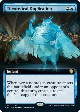 Image for Theoretical Duplication (Extended Art) (361) (Commander 2021) (C21) - Magic: The Gathering