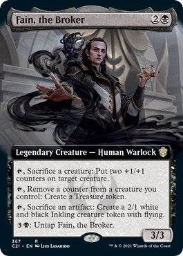 Image for Fain, the Broker (Extended Art) (367) (Commander 2021) (C21) - Magic: The Gathering